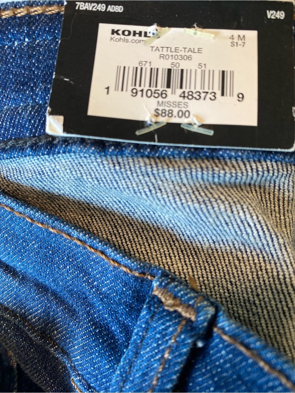 NEW - SZ 4 mid rise bootcut Rock & Republic jeans - Picture 4 of 6